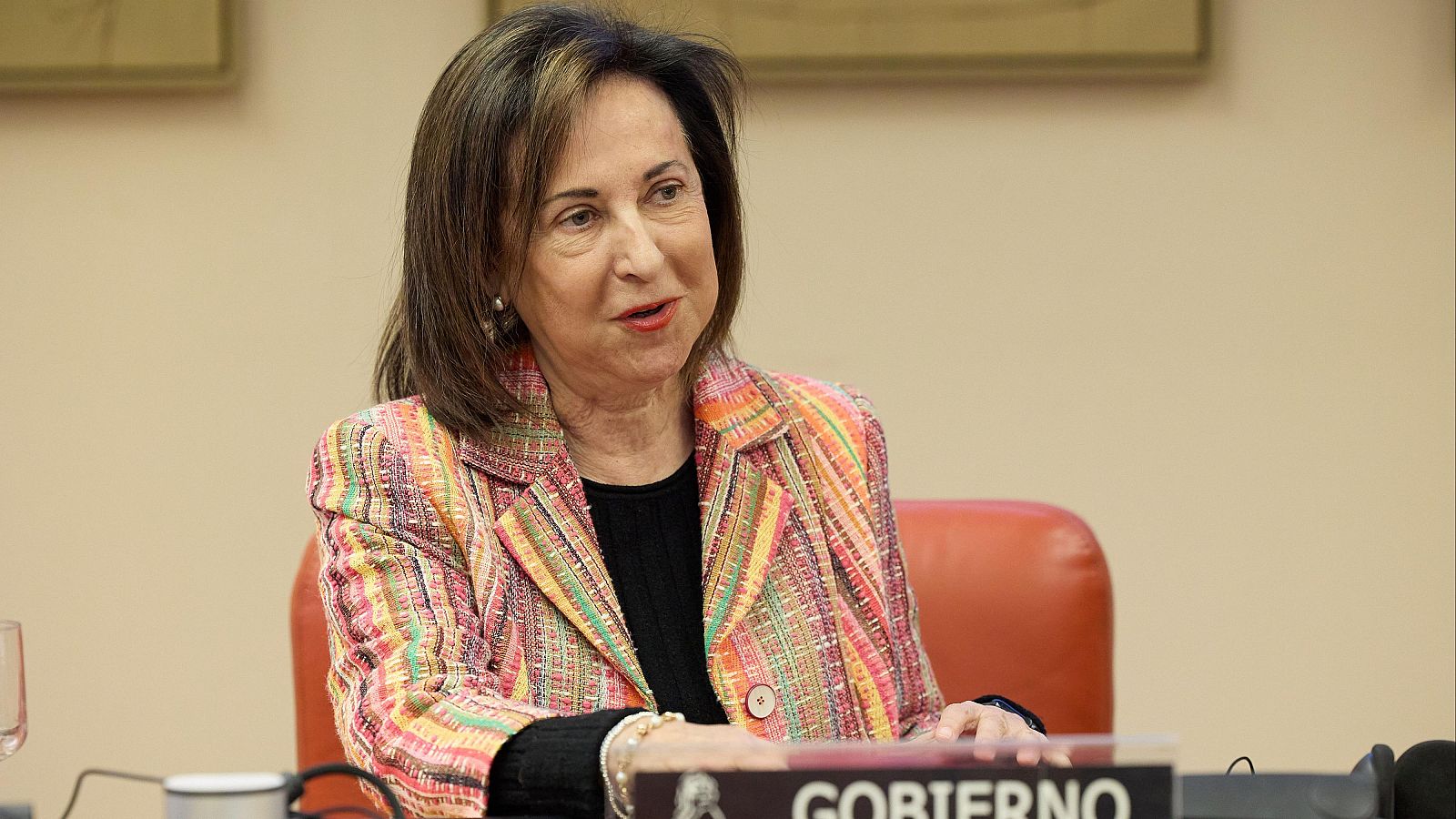 La ministra de Defensa, Margarita Robles, comparece en la Comisión Mixta de Seguridad Nacional