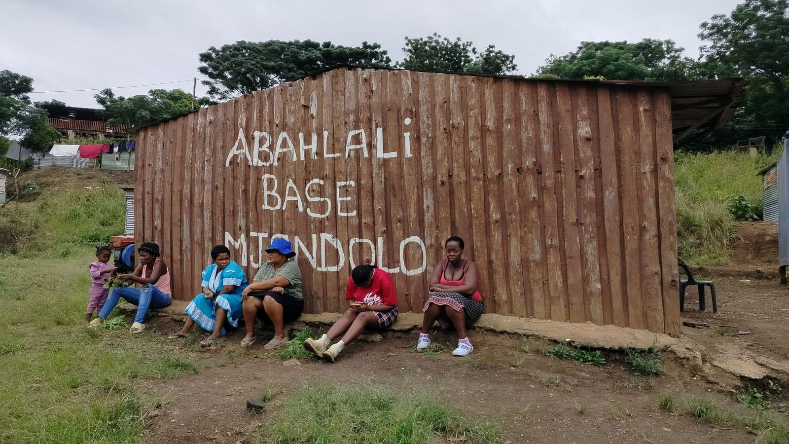 Comuna de Ekhenana, en KwaZulu Natal, donde tres activistas de Abahlali BaseMjondolo fueron asesinados en 2022.