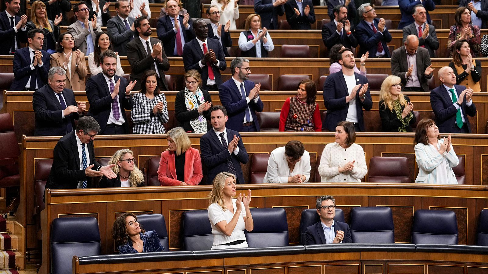 Imagen de archivo de una votación en el Congreso