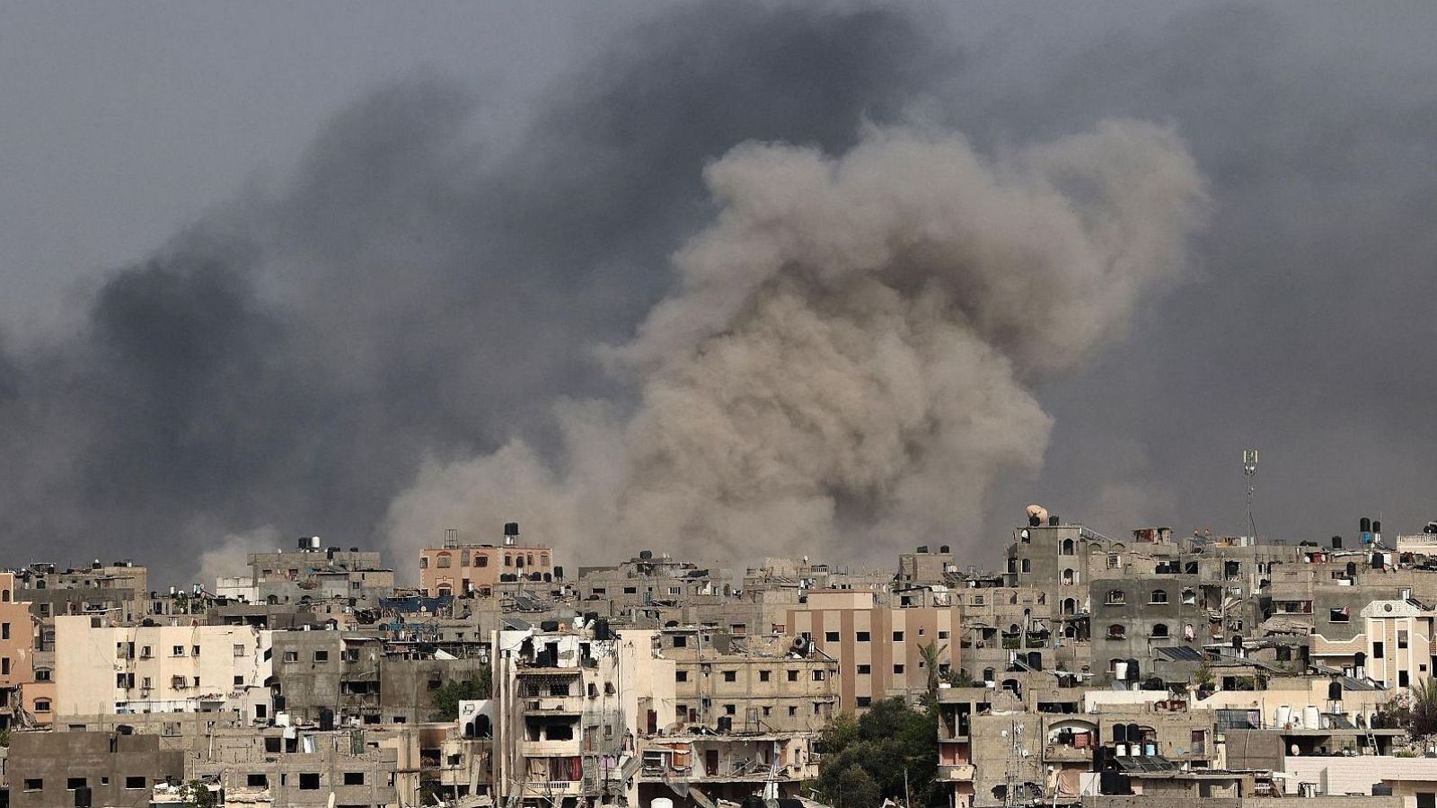 Bombardeos israelíes sobre Gaza  AFP