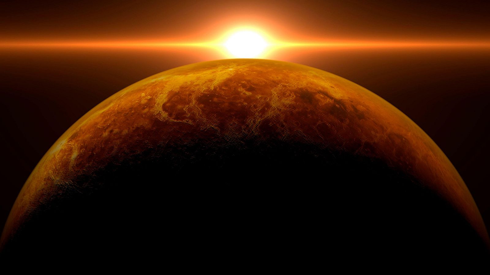 Científicos descubren por primera vez actividad volcánica y coladas de lava en Venus