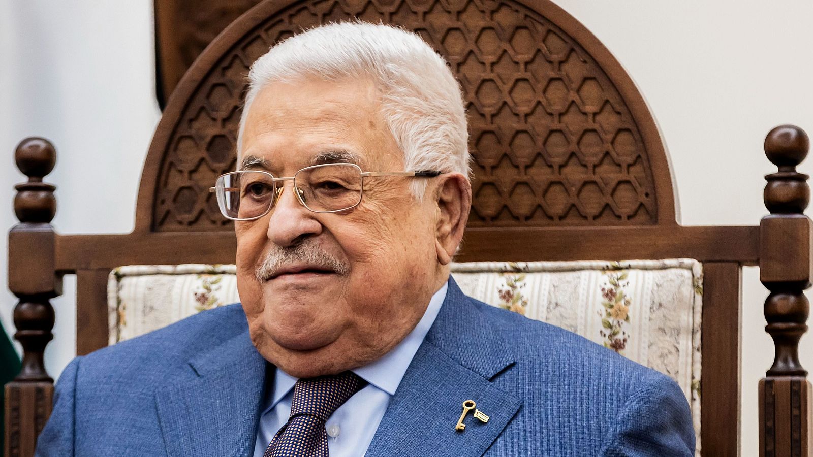 El presidente de la Autoridad Nacional Palestina, Mahmud Abás