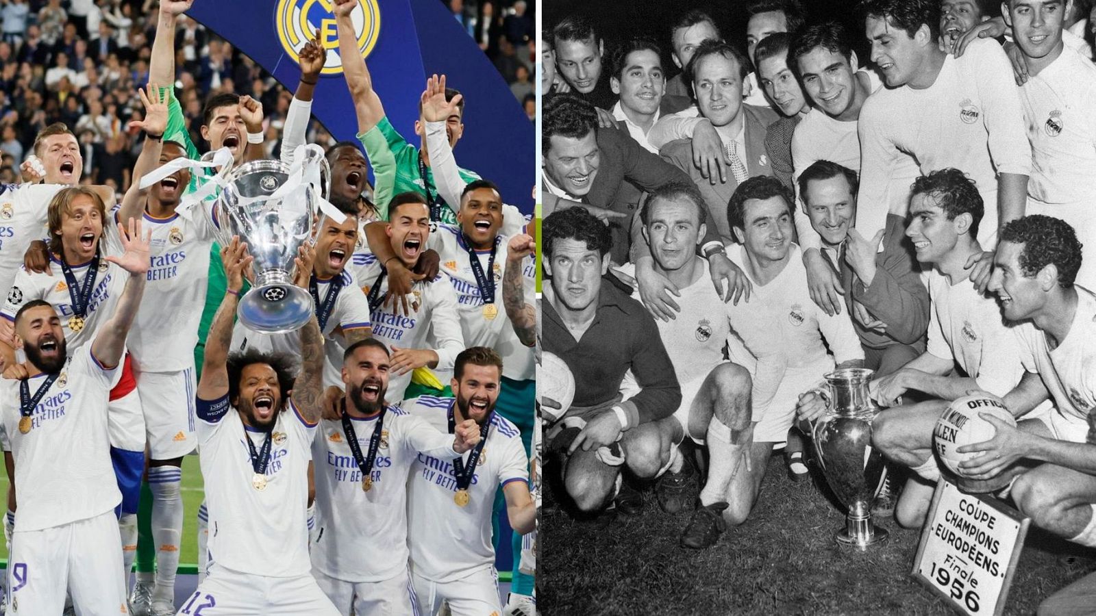 Las Copas de Europa del Real Madrid: del blanco y negro al color.