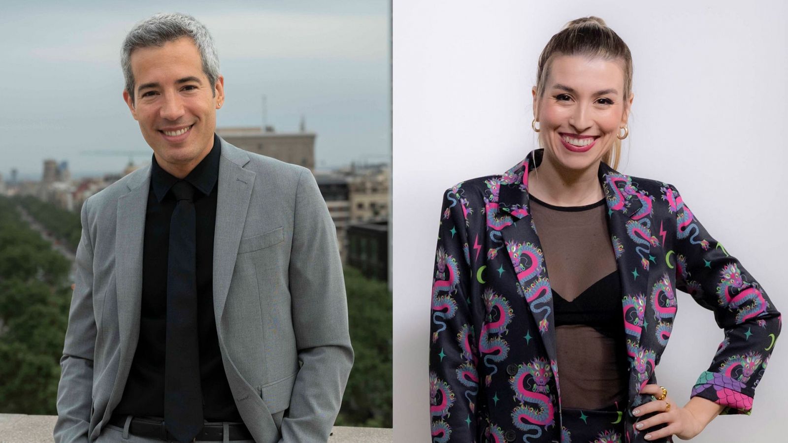 Oriol Nolis y Eva Soriano, presentadores del especial de RTVE 'Saca tu Orgullo' 2024