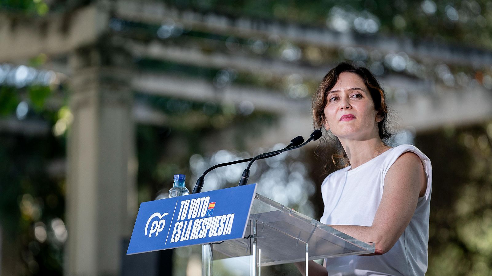 La presidenta de la Comunidad de Madrid, Isabel Díaz Ayuso