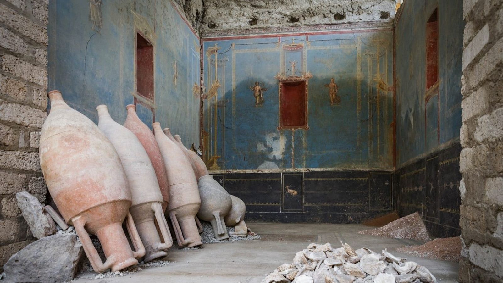 Descubren en Pompeya un "santuario" dedicado a las cuatro estaciones