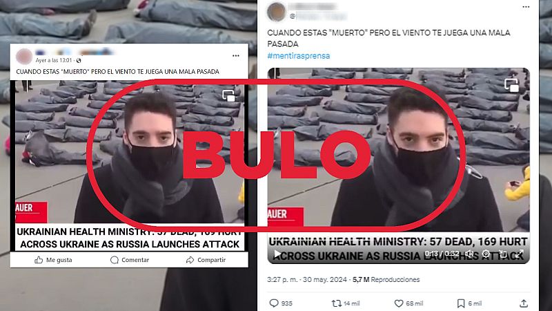 Guerra en Ucrania: No son personas fingiendo su muerte, es una protesta climática