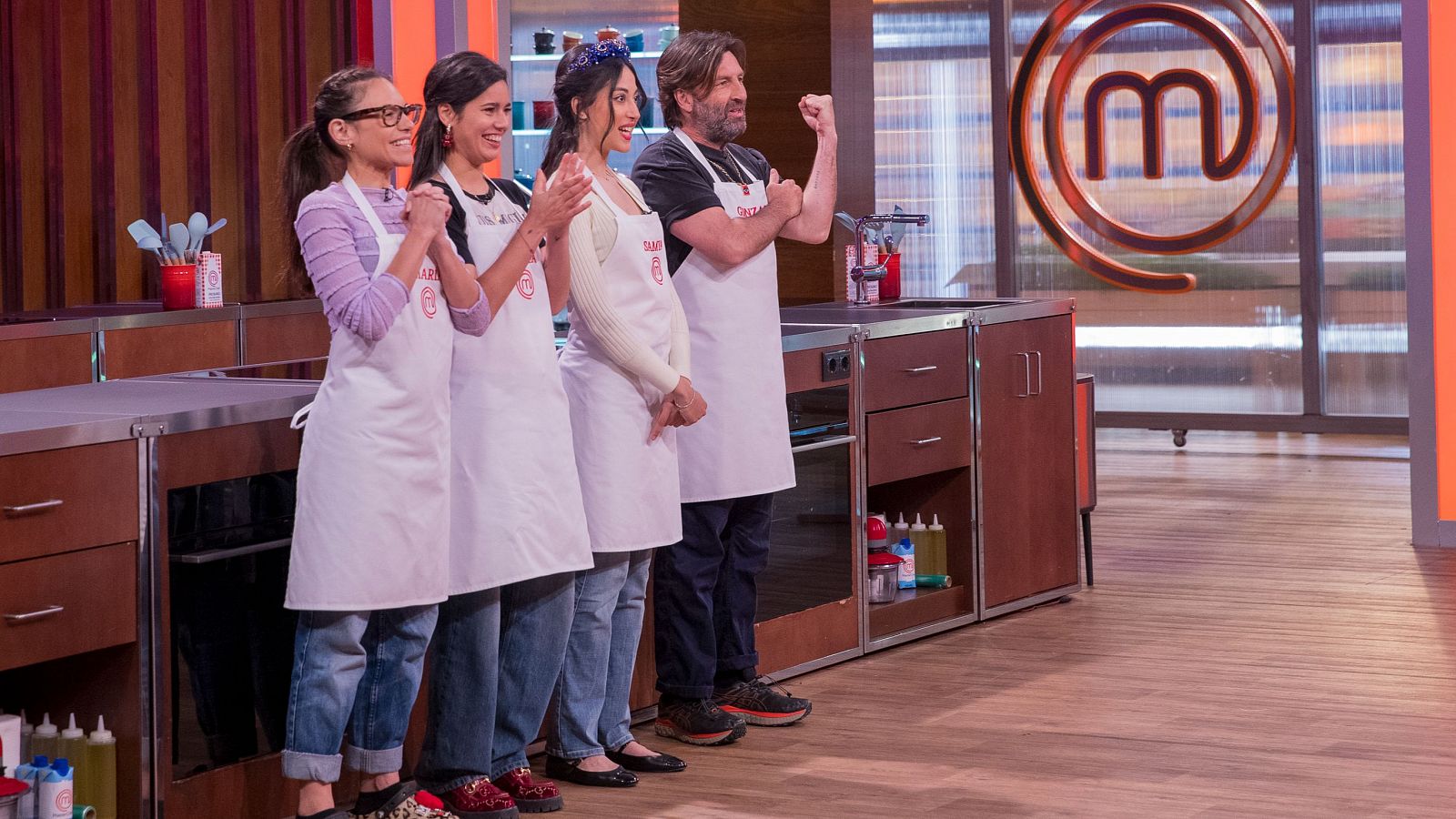 María, Ángela, Samya y Gonzalo, finalistas de MasterChef 12