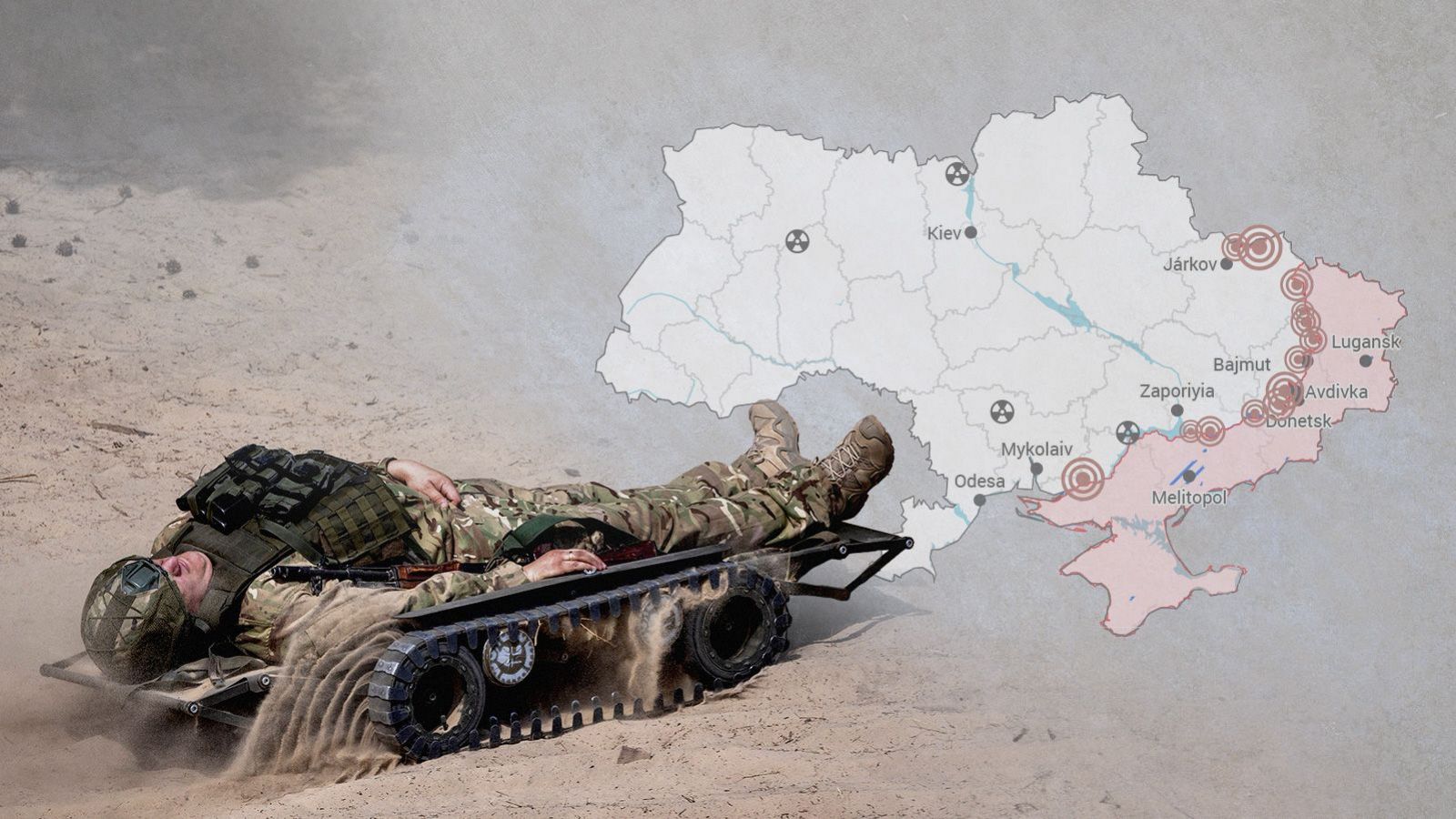 Los mapas de la semana 119ª de la guerra en Ucrania