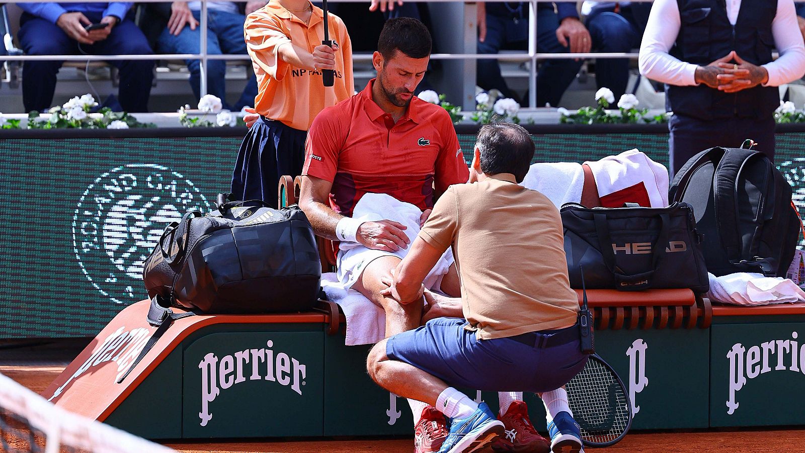 Djokovic se operará del menisco y peligra su participación en Wimbledon