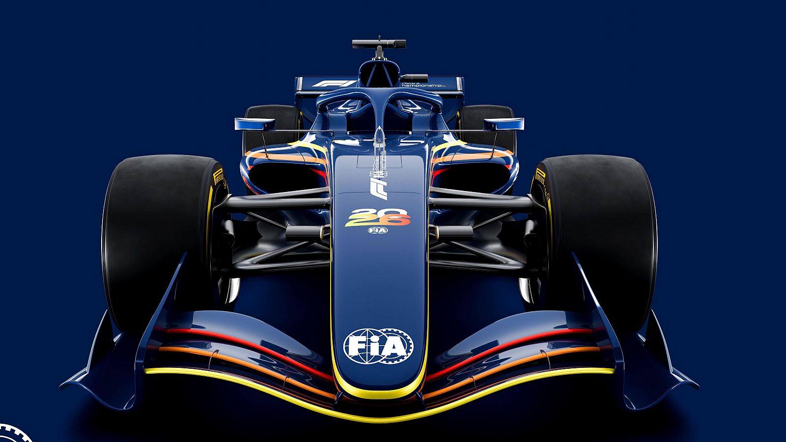 Prototipo de monoplaza de F1 presentado por la FIA para 2026