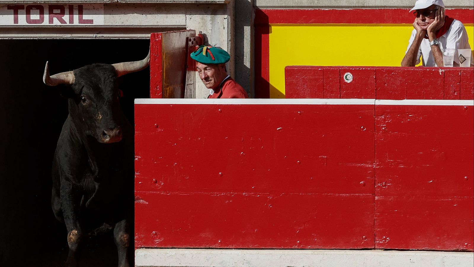 San Fermín 2024: el segundo Miura sale de toriles en la Plaza de Toros de Pamplona en los últimos Sanfermines