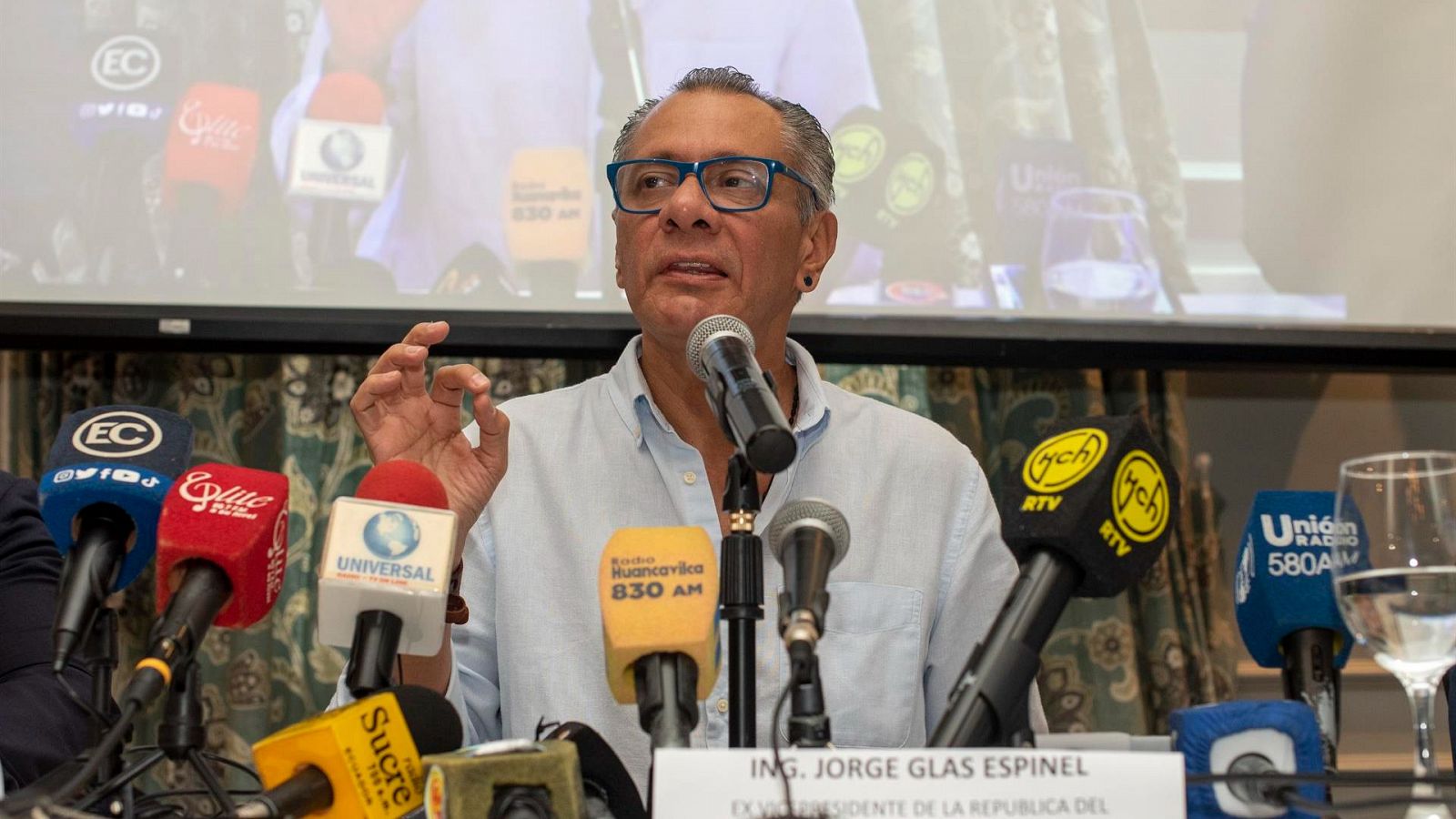 Jorge Glas, exvicepresidente de Ecuador durante el mandato presidencial de Rafael Correa.