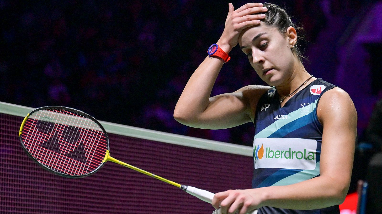 Carolina Marín, eliminada en semifinales del Abierto de Indonesia de bádminton.