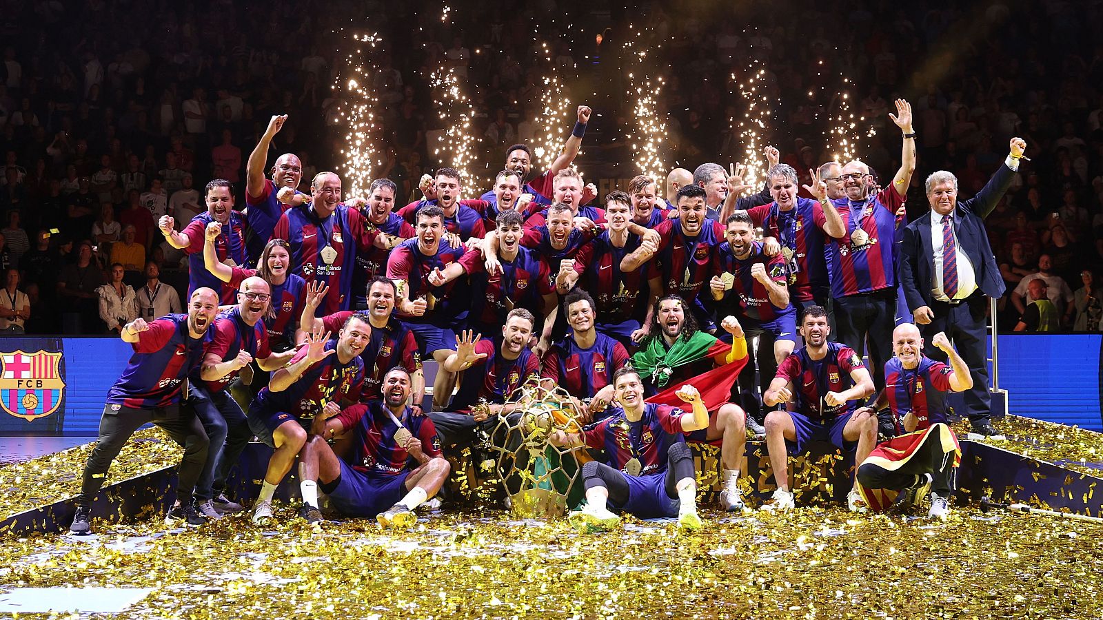 El FC Barcelona de balonmano gana su 12ª Champions