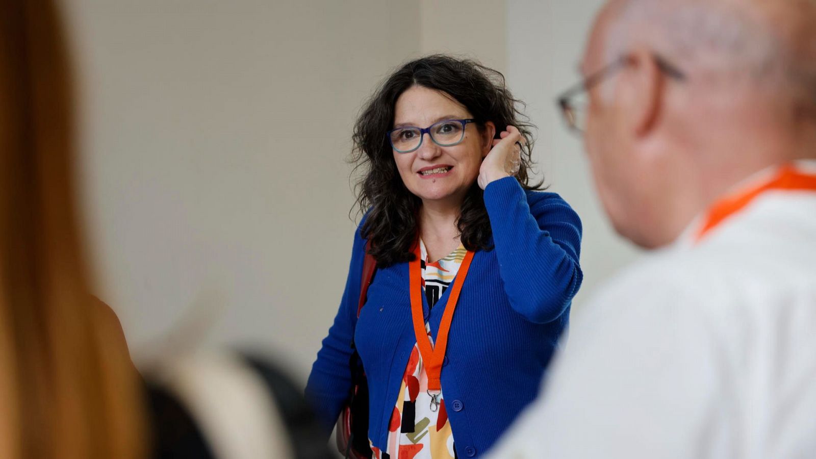 La exvicepresidenta Monica Óltra en su primer acto de partido tras su dimitir de sus cargos en la Generalitat