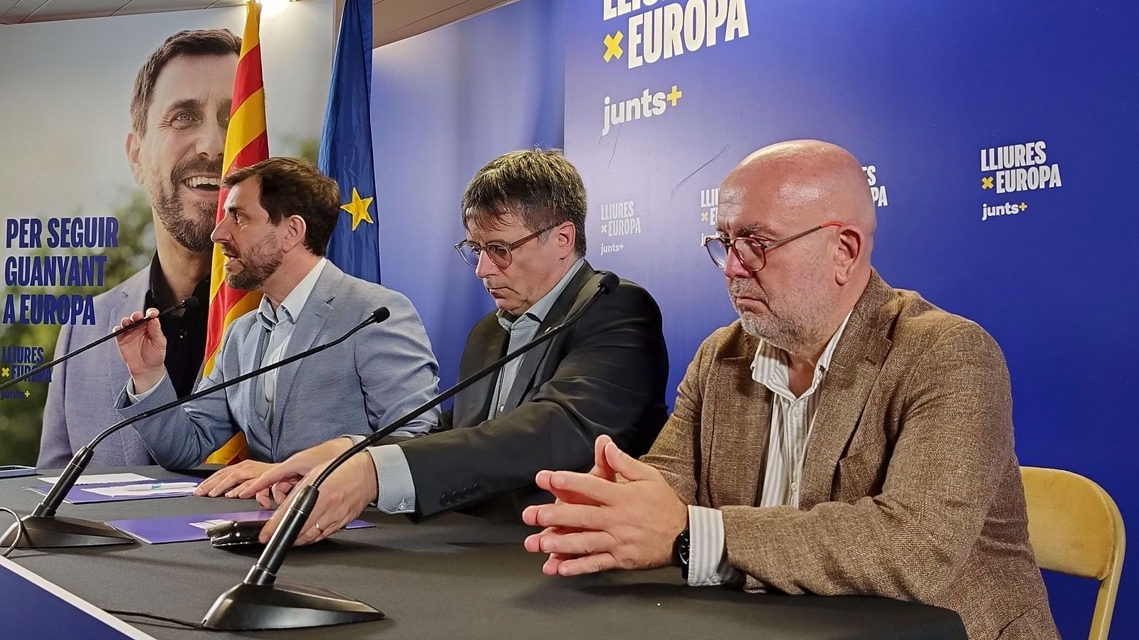 Carles Puigdemont y su abogado, Gonzalo Boye, en una imagen reciente.