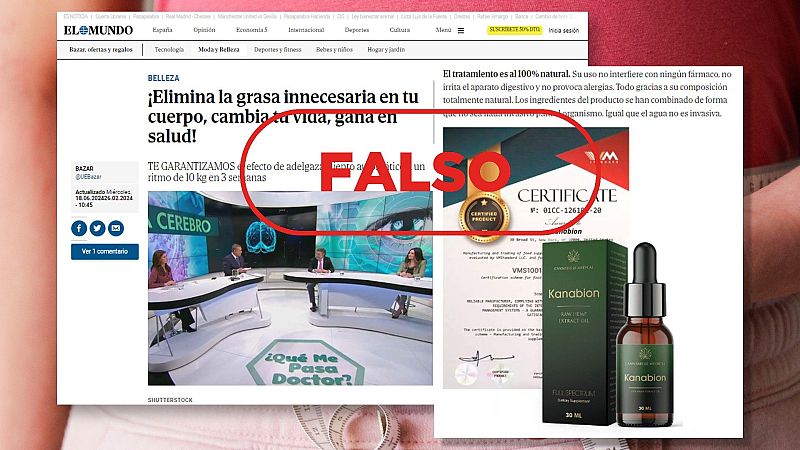 Estas gotas no eliminan la grasa ni te permitirán adelgazar "10 kg en 3 semanas"