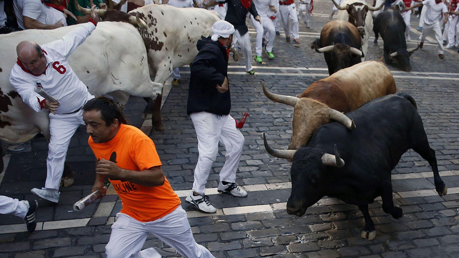 San Fermín 2024: los toros de la ganadería de Garcigrande participaron por última vez en Pamplona el 13 de julio de 2015