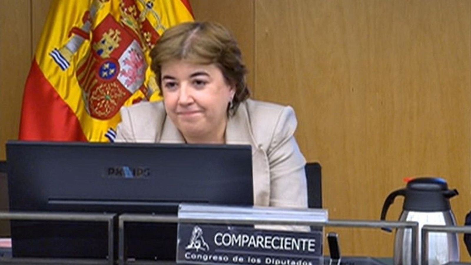 Concepción Cascajosa en la comisión de control parlamentario de RTVE de junio de 2024