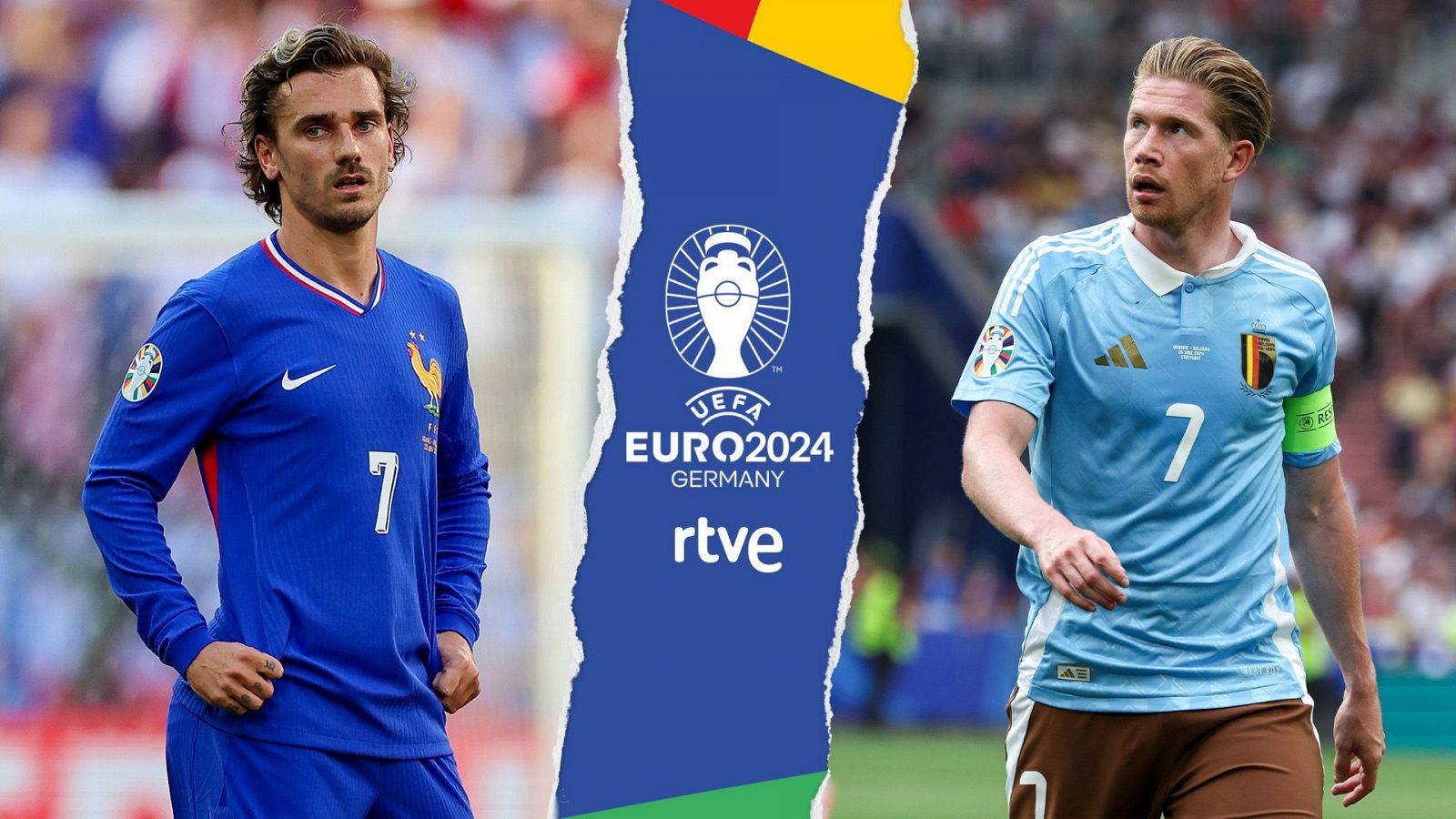Francia - Bélgica: hora y dónde ver en TV gratis el partido de Eurocopa 2024