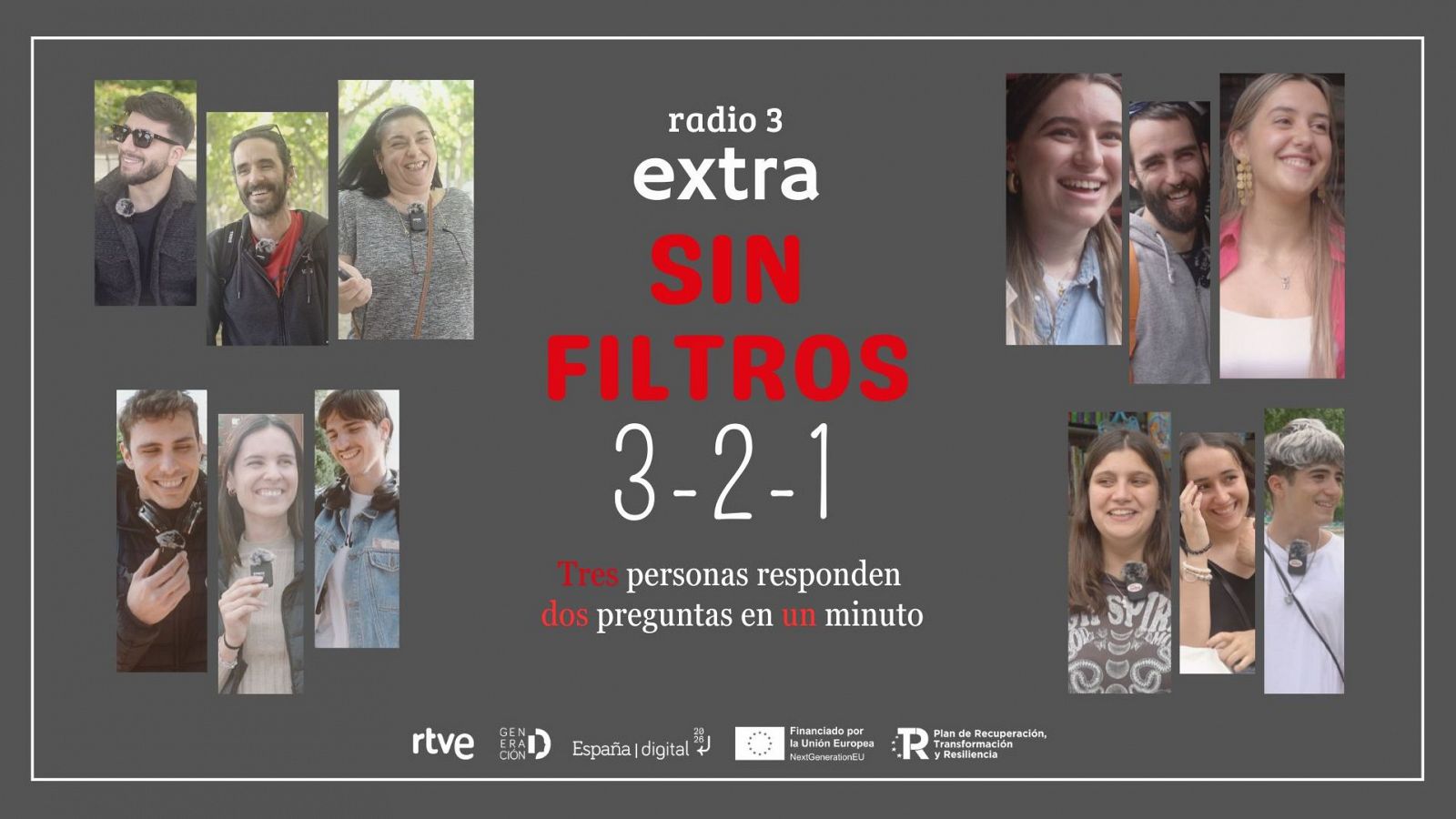 Radio 3 Extra estrena 'Sin Filtros 3, 2 ,1!'