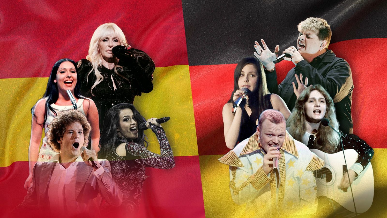 España vs Alemania en Eurovisión