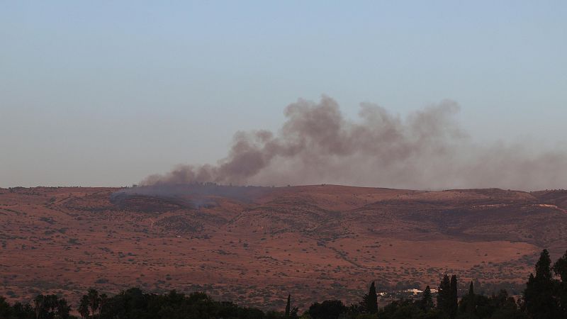 Un ataque múltiple de Hizbulá con cohetes y drones dispara las alarmas en toda la frontera norte de Israel