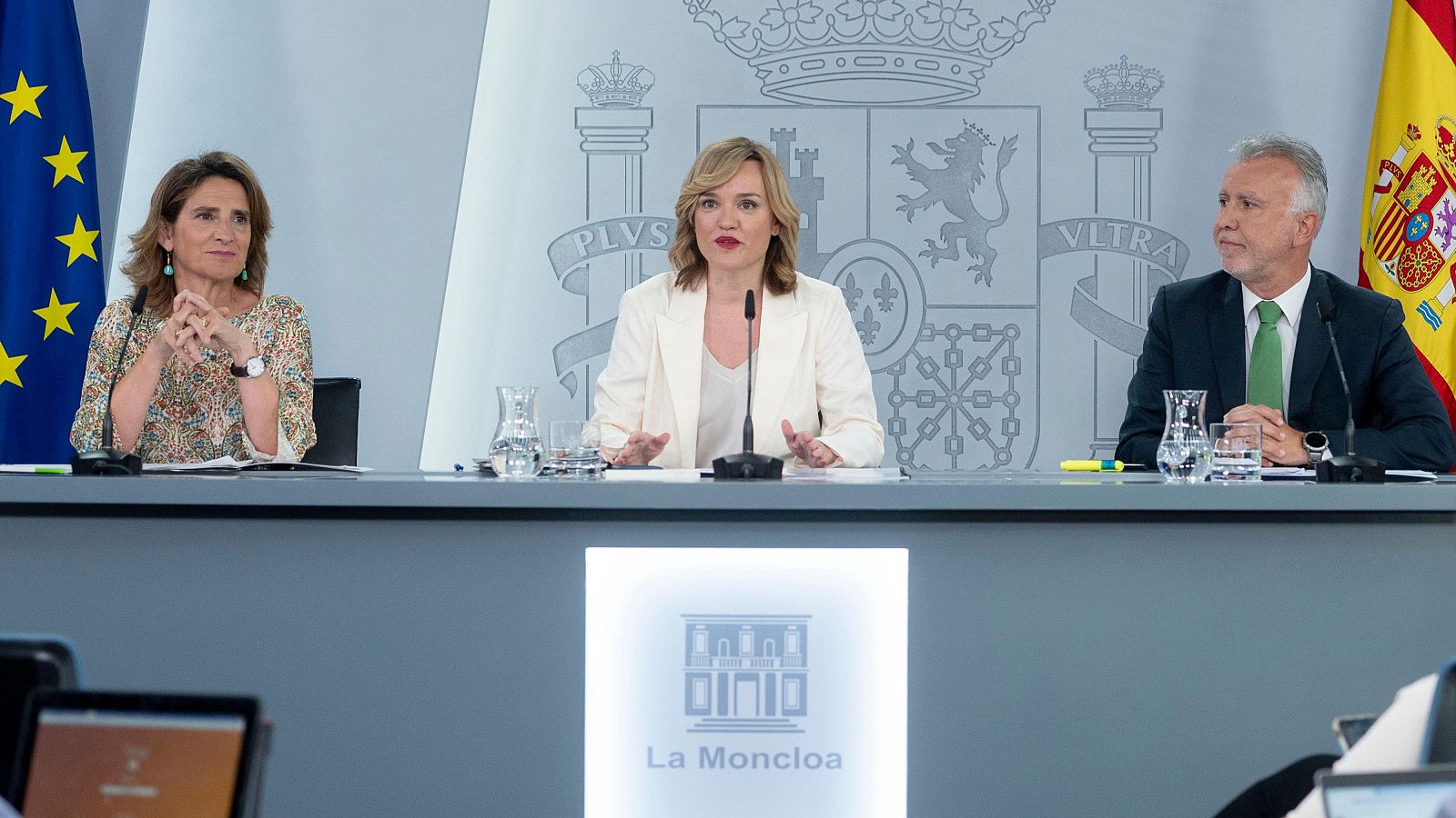 La portavoz del Gobierno, Pilar Alegría, comparece tras el Consejo de Ministros