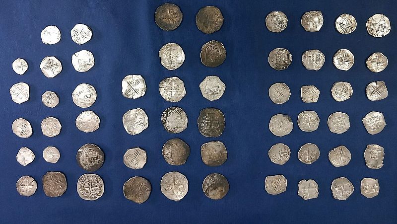 Monedas "macuquinas" incautadas