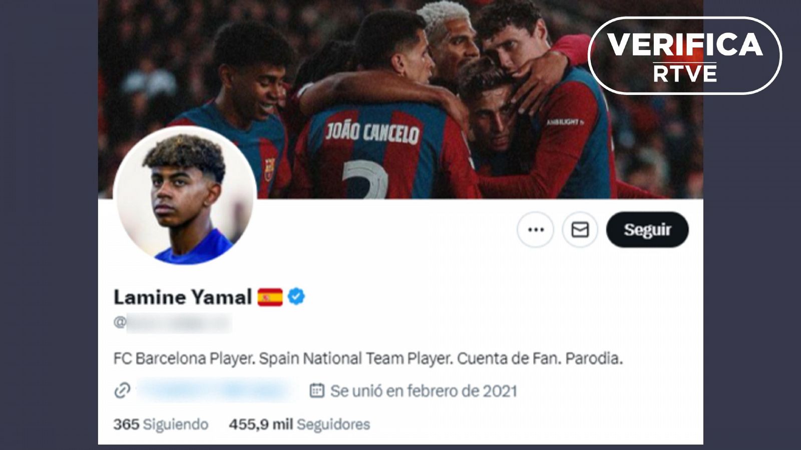 Lamine Yamal: esta no es su cuenta oficial en la red social X