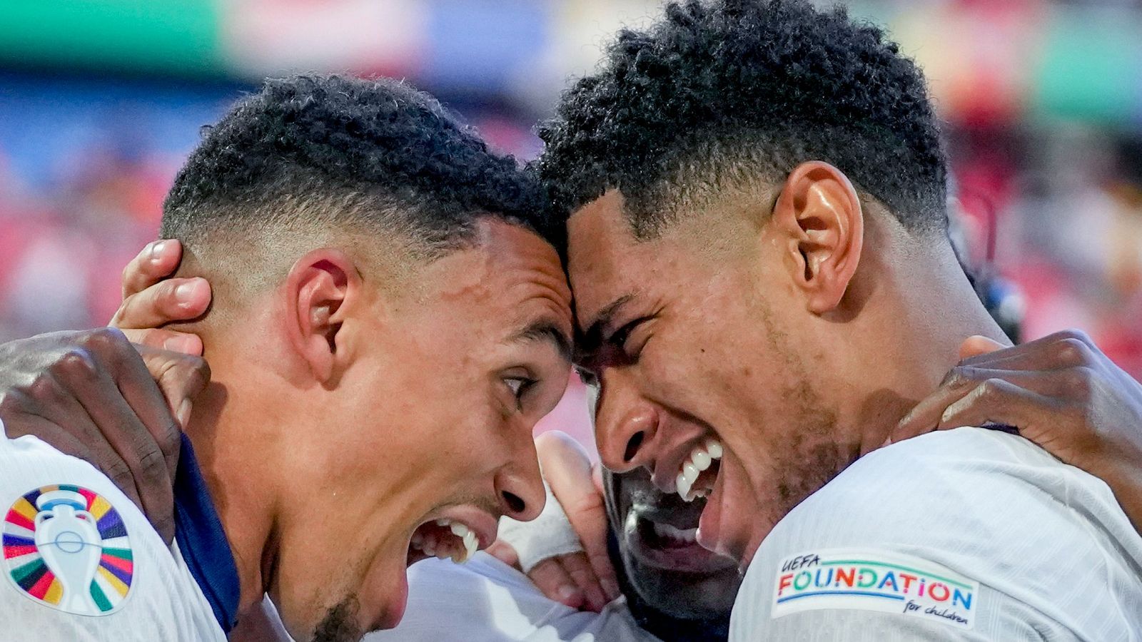 Trent Alexander-Arnold y Jude Bellingham, dos de los jugadores de Inglaterra en la Eurocopa 2024