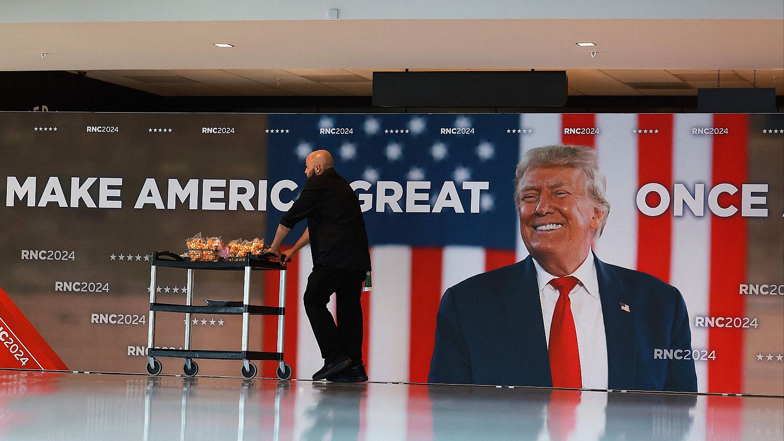 Trump participa este lunes en la Convención Nacional Republicana