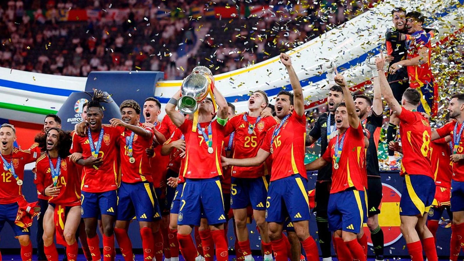 España se proclama campeona de la Eurocopa 2024 ante  más de 18,9 millones de espectadores únicos