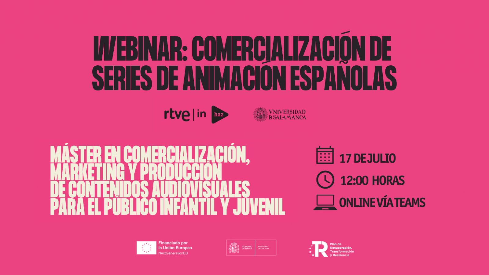 Webinar: Comercialización de series de animación españolas