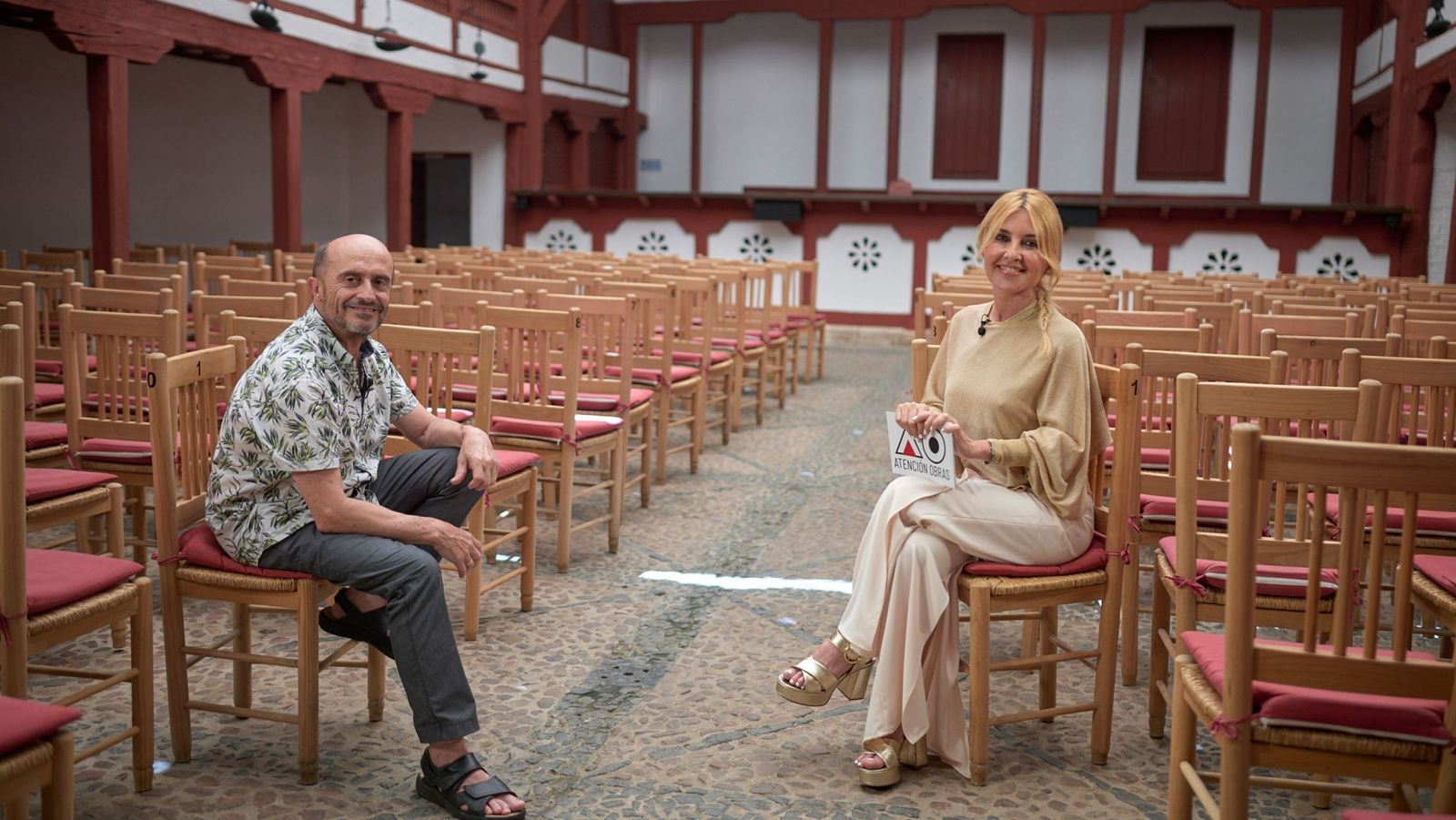 Con Pepe Viyuela, en el Festival Internacional de Teatro Clásico de Almagro