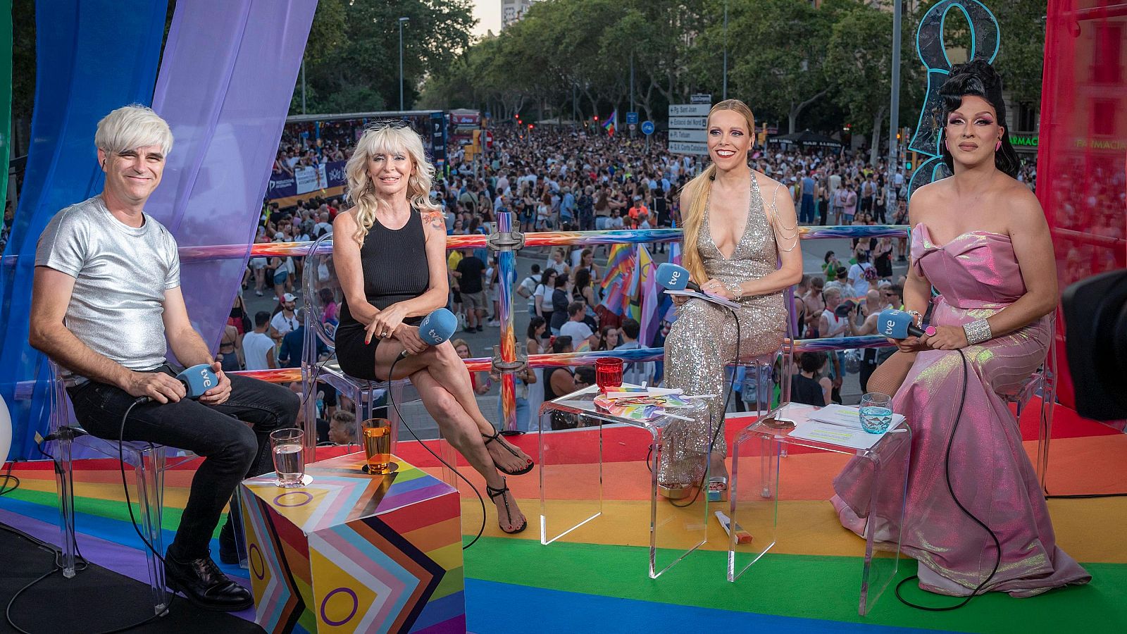 Nebulossa, en el Pride Barcelona