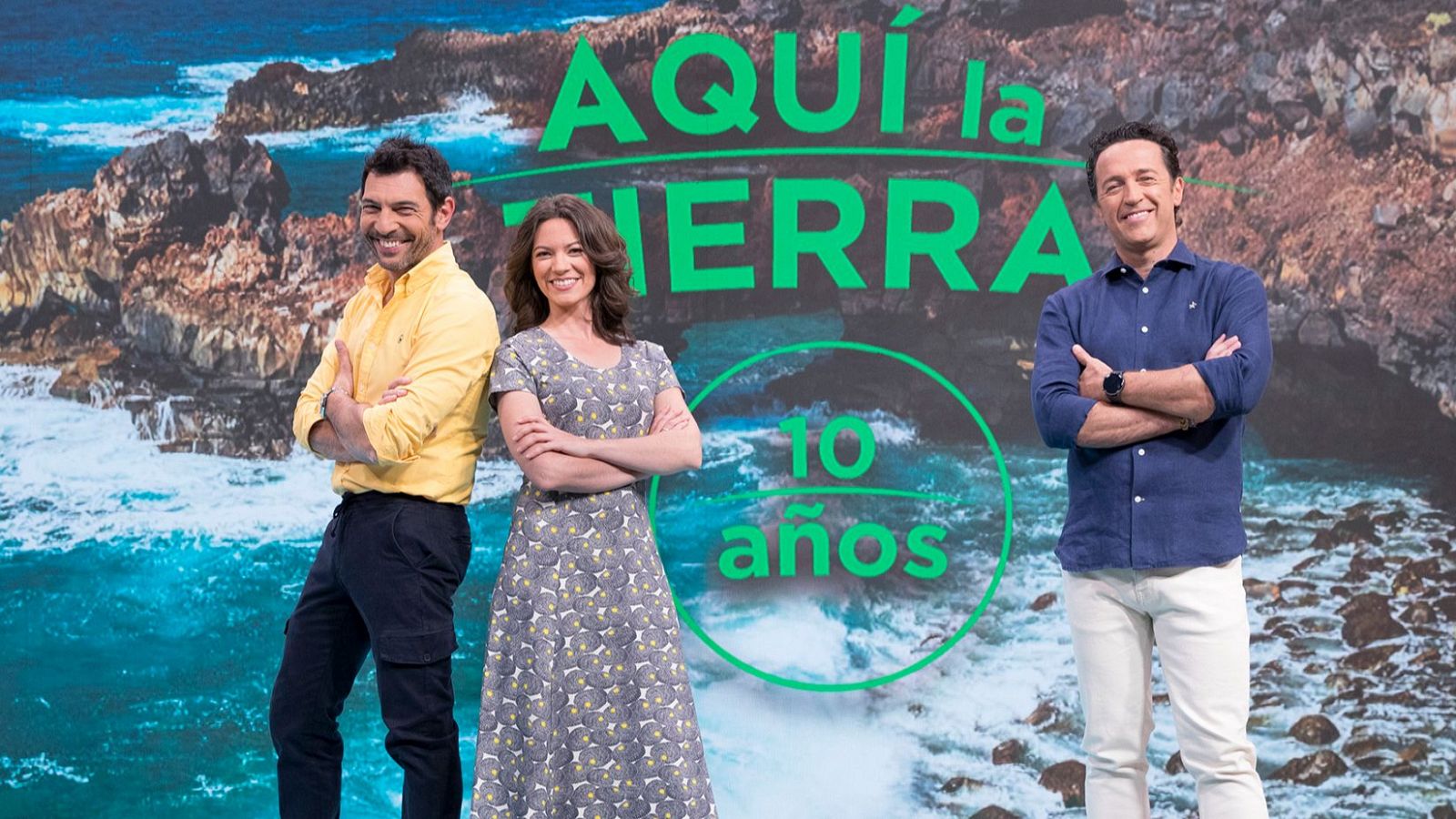 Quico Taronjí, Isabel Moreno y Jacob Petrus en el plató