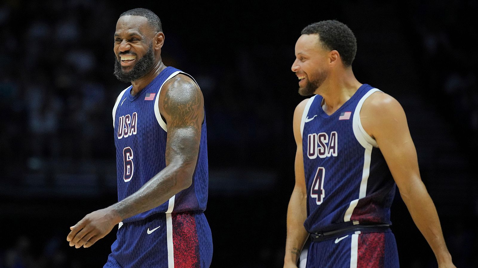 Lebron James y Stephen Curry, líderes de la selección estadounidense