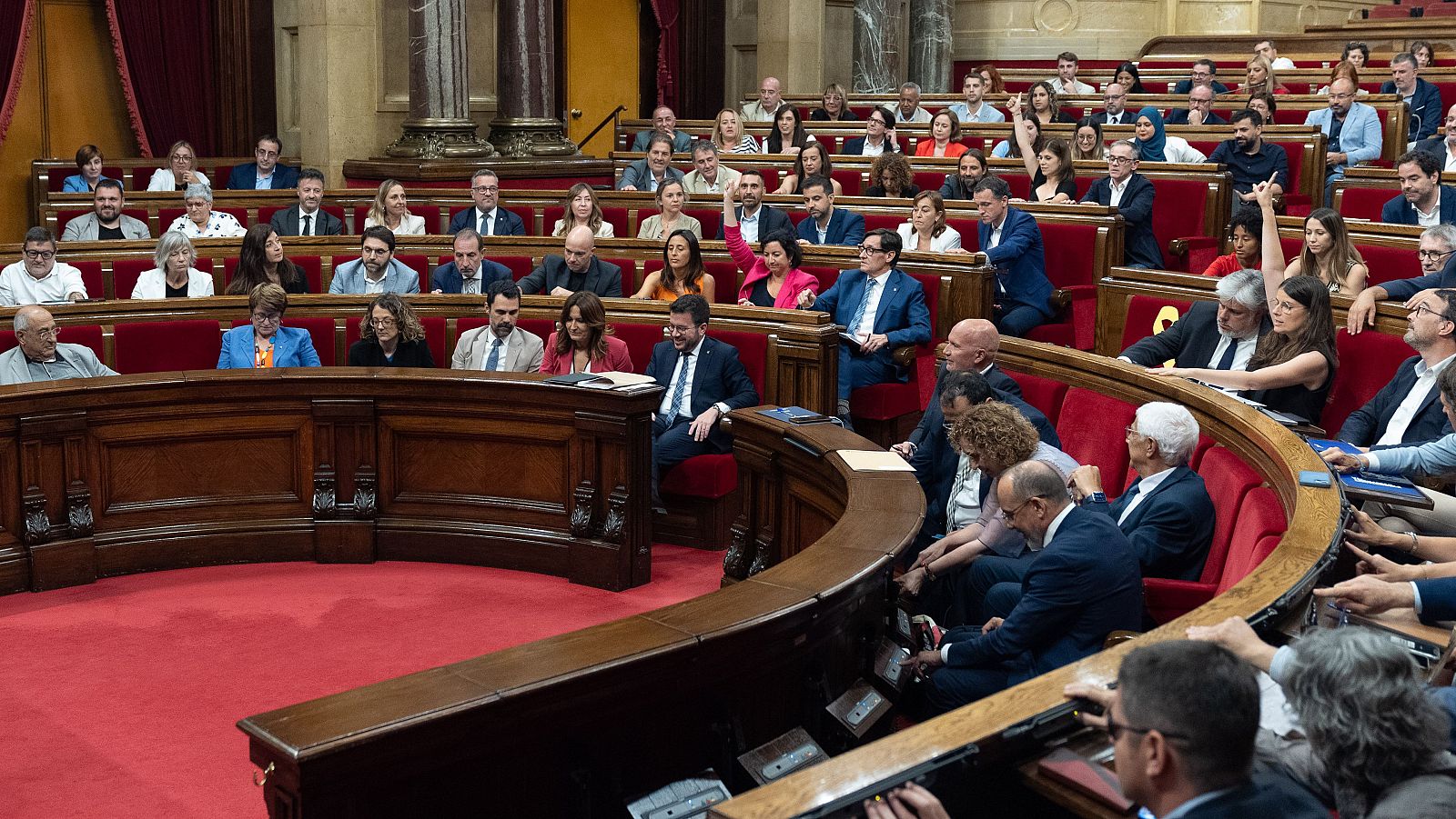 Pleno del Parlament de este jueves