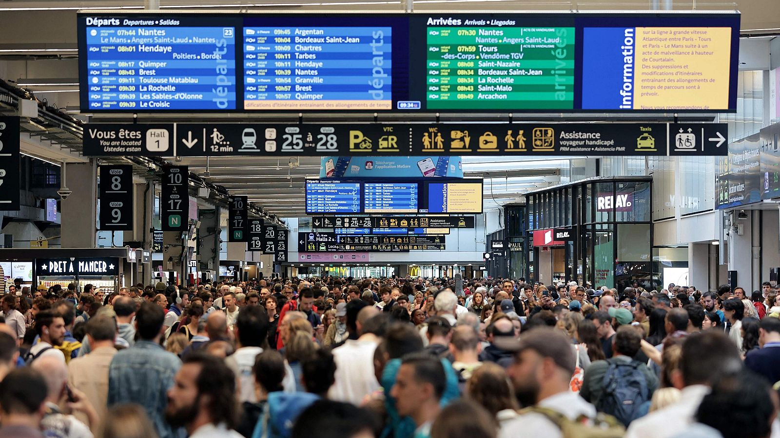 La circulación de trenes TGV no volverá a la normalidad hasta el lunes