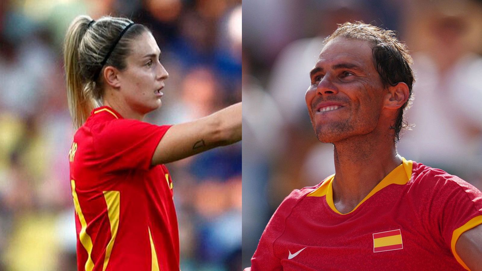 Alexia Putellas y Rafa Nadal en los Juegos Olímpicos de París 2024