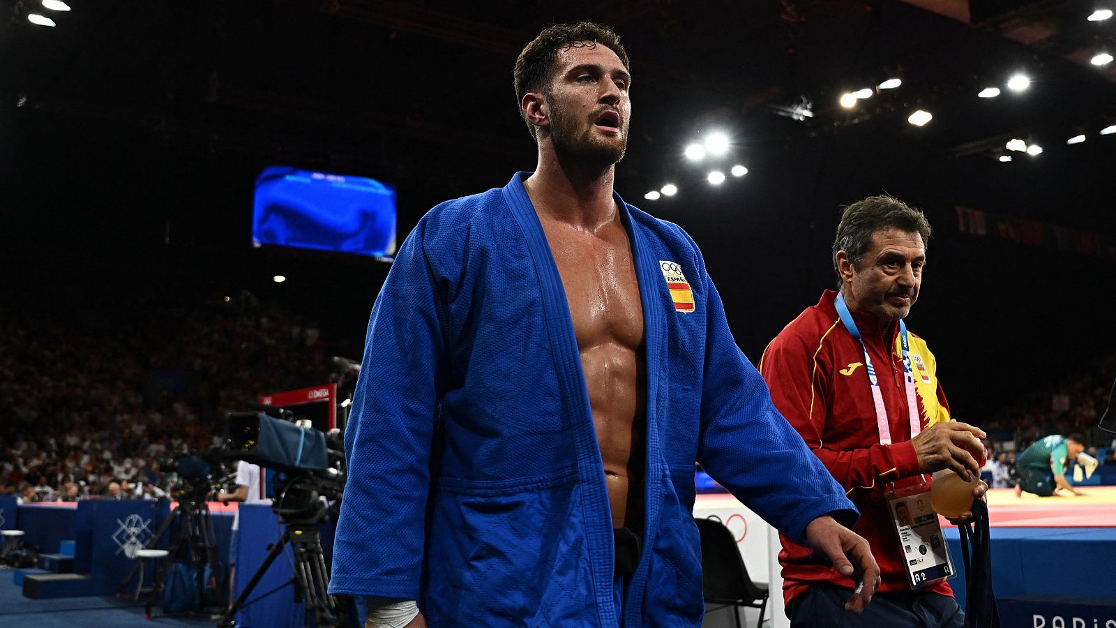 París 2024: Niko Shera concluye cuarto y sin medalla en la categoría -100kg de Judo.