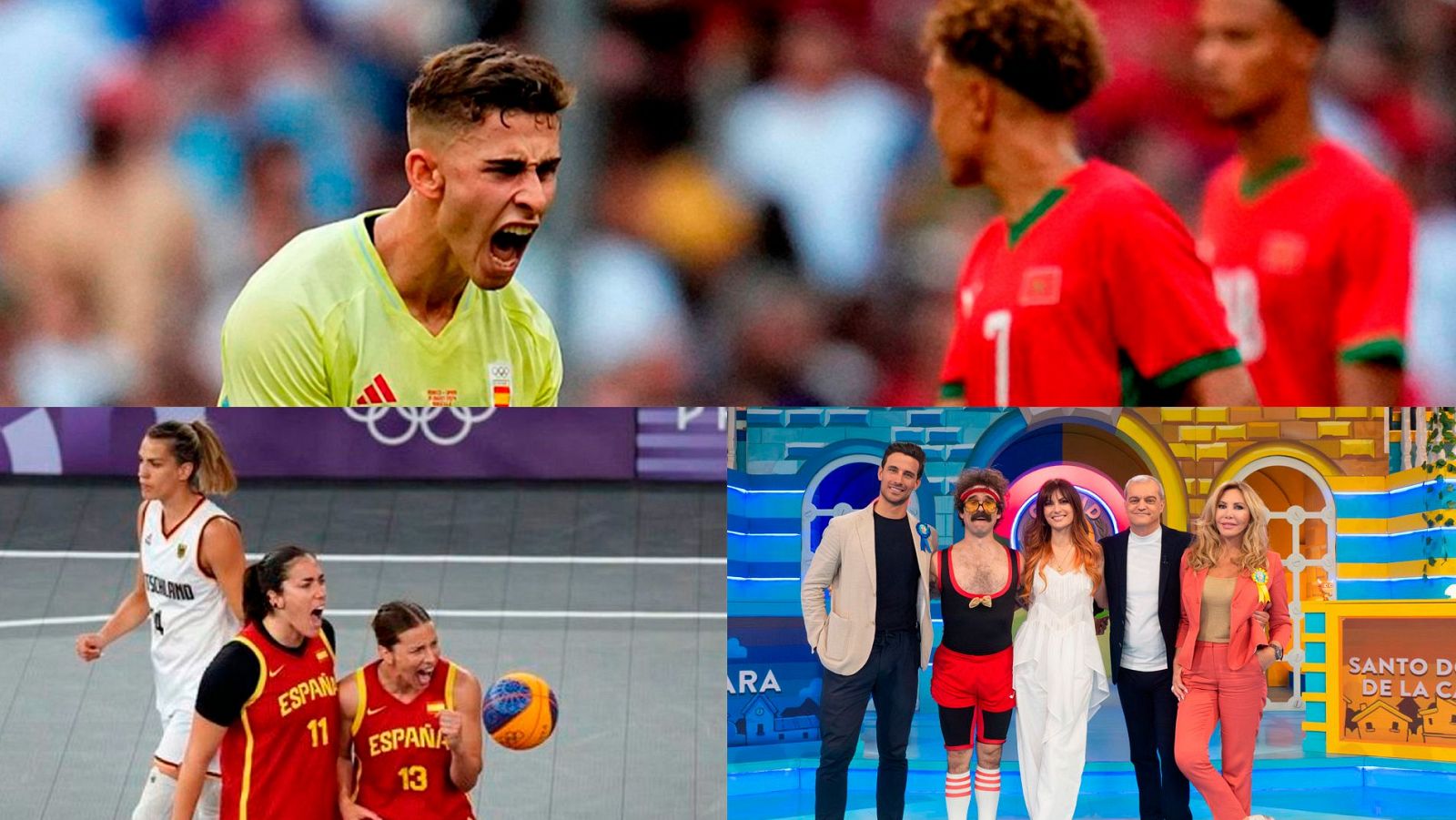 La 1 lidera el lunes con el fútbol, balonesto 3x3 femenino y 'El Gand Prix'