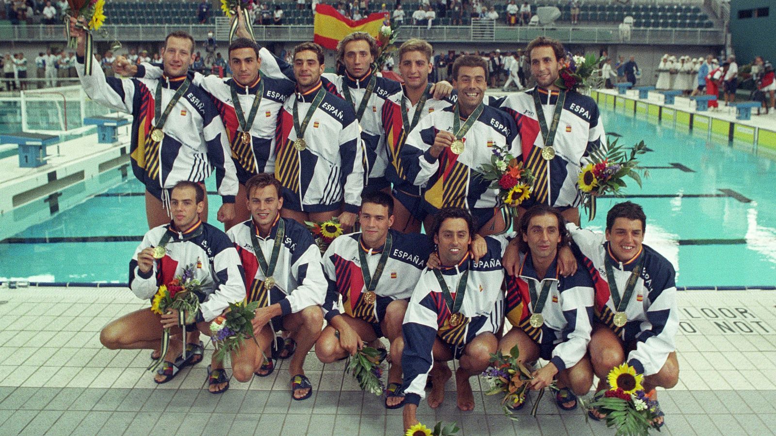 España, campeón olímpico de waterpolo en Atlanta '96