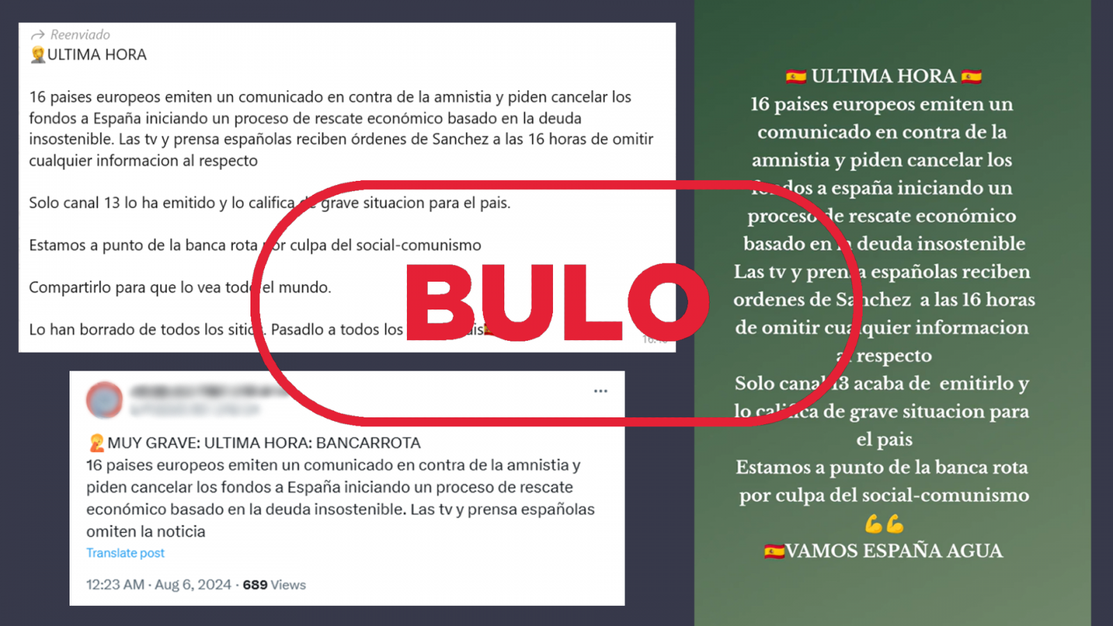 No hay un comunicado de 16 países europeos en contra de la amnistía, es un bulo