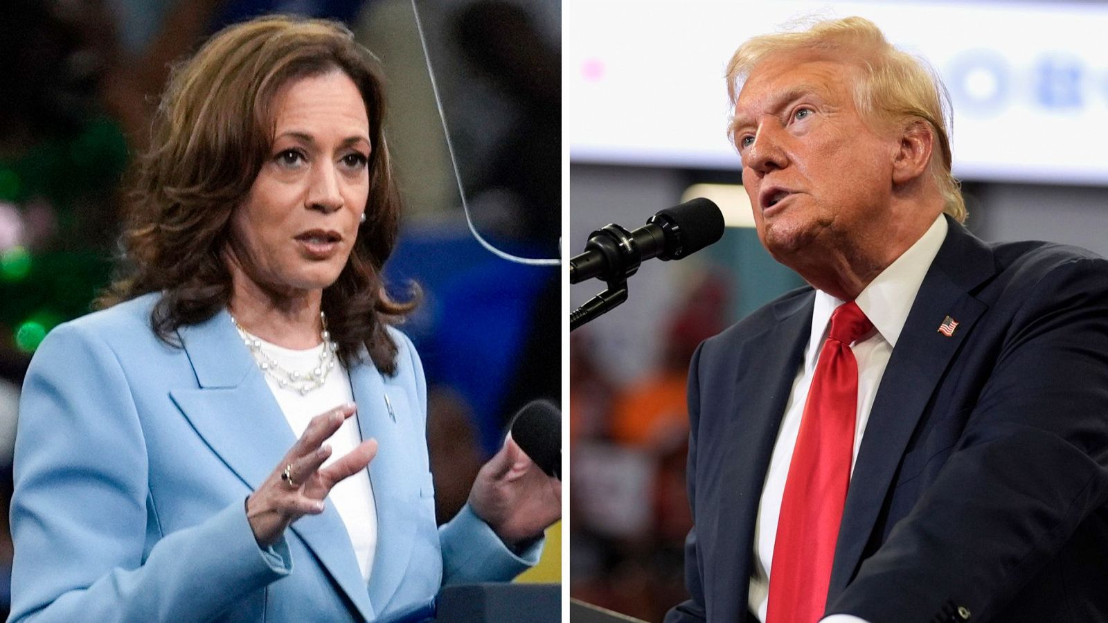 Trump propone a Harris tres debates presidenciales en septiembre