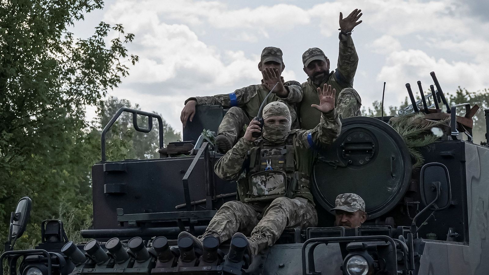 Soldados ucranianos en la región de Sumy