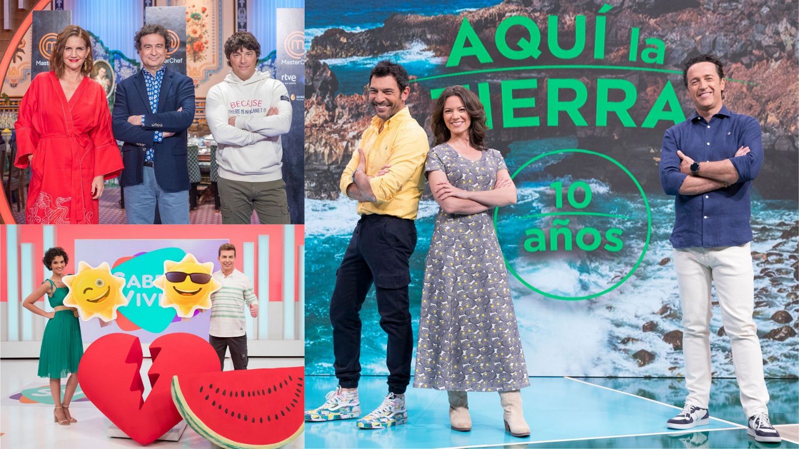 'Masterchef', 'Saber Vivir' y 'Aquí la Tierra', algunos de los programas de RTVE destacados por el Ministerio