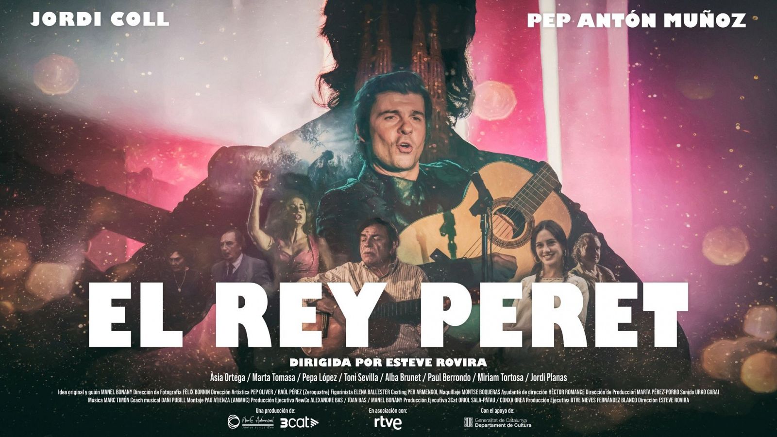 Cartel oficial de la tvmovie 'El rey Peret'